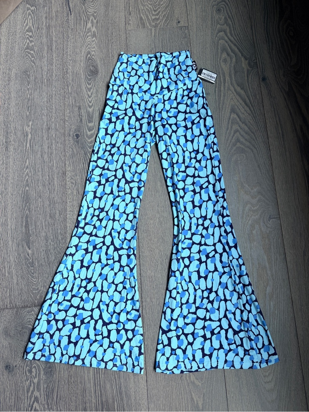 Exotica Stick To It Soft to Touch High Waisted Bells Flare Pant Size Small